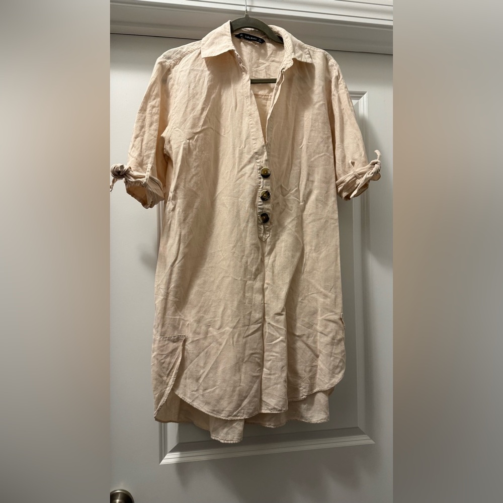 Zara Cream Mini Dress